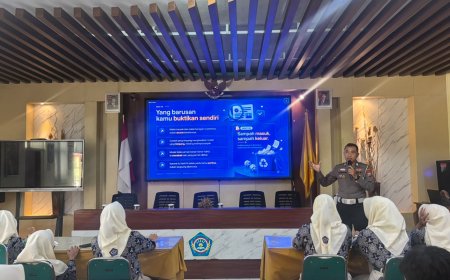 Polres Madiun Edukasi Pelajar tentang Pemanfaatan Artificial Intelligence