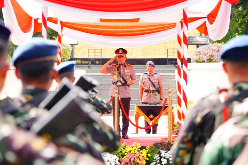 Kapolri Pimpin Upacara Hari Juang Polri 2026 di Surabaya, Kobarkan Semangat Perjuangan Polri untuk Mewujudkan Kemajuan Bangsa